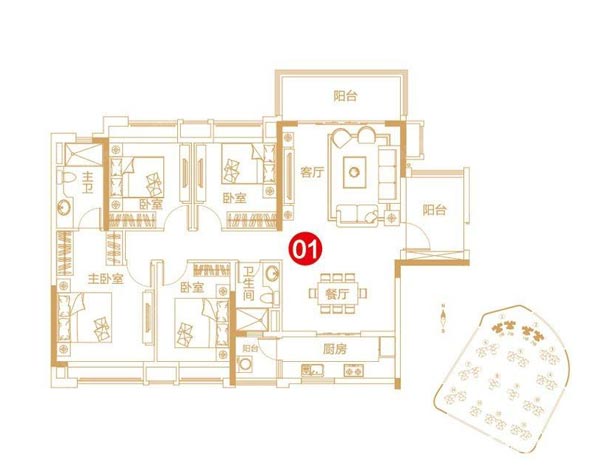 今年会jnh家装：拉萨保利紫山国际135㎡欧式风格装建鉴赏