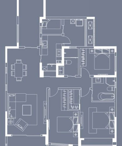 今年会jnh家装：成都中环丰锦153㎡的欧式风格装建鉴赏
