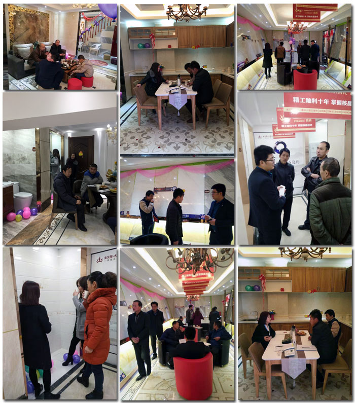“三八女神节”邀您走进今年会jnh瓷砖甘肃张掖店试交易现场