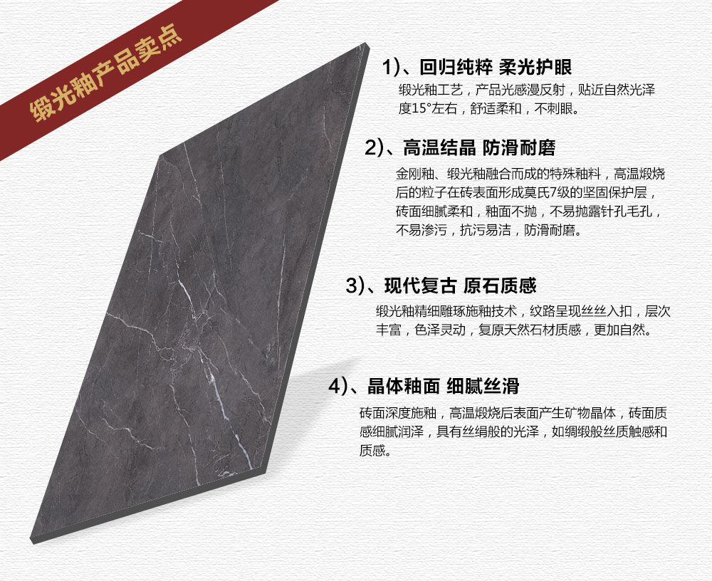 今年会jnh瓷砖现代仿古砖|| 15°的缎光柔情，如丝绸缎 柔润和善